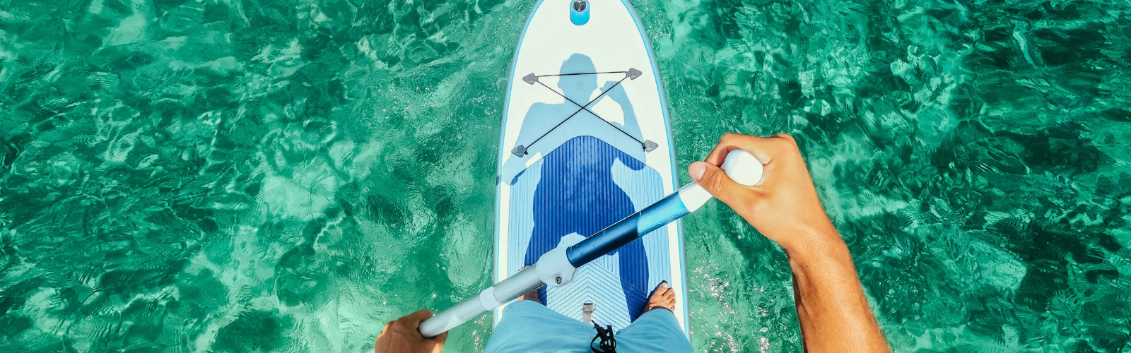 Paddleboarding Along the Miami Beach Coastline